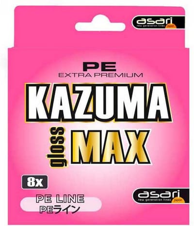 Asari Kazuma Gloss Max 300 M Gevlochten Vislijn Roze 0.180 mm