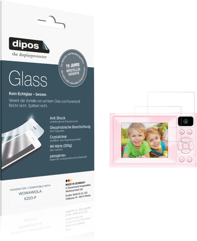 dipos – 2x Pantserfolie geschikt voor WOWAWOLA KZ03-P | 9H Screenprotector
