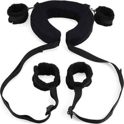 Erodit® Positioneringsriem met Kussen - Zwart - Bondage - BDSM - Seksspeeltjes - Erotiek - Koppels - Mannen - Vrouwen