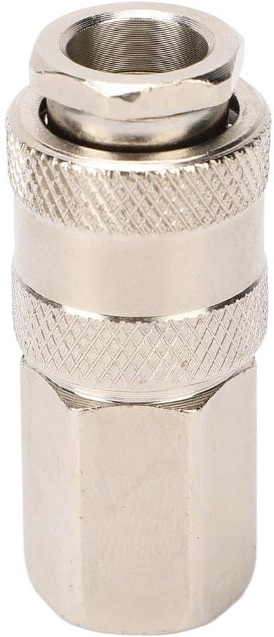SnelShoppen - 1/4 Inch Vrouwelijke NPT Koppeling, M-Type, Staal, Universele Pasvorm, Industriële Koppeling, Lucht Slang Aansluiting voor Luchtcompress