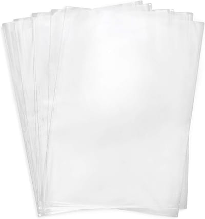 100 Stuks Krimpfoliezakken Transparant PVC - Ideaal voor Zeep, Kaarsen en Cadeaus