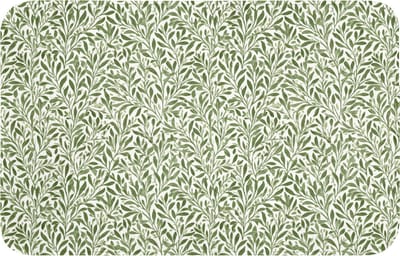 Badmat 80x50 cm - Antislip - Botanisch - Takken - Groen - Badmatten voor badkamer - Badkamermat - Douchemat - Badkamer mat