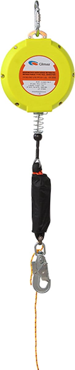 Climax Valstopapparaat 10 meter - Automatische Valstopper - Gegalvaniseerde staalkabel - 120 KG - Valstopblok