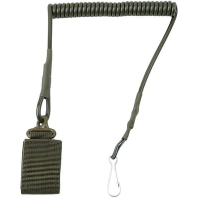 Tactische Enkelpunts Pistool Handvuurwapen Lanyard Sling Snelontgrendeling Schieten Jacht Riem groen