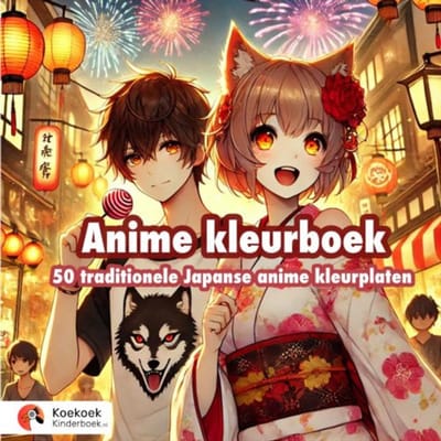 Anime Kleurboek - Koekoek Kinderboek