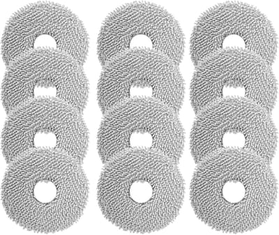 12 stuks dweilpads - reserveonderdelen voor Dreame L10 Ultra/ L10S Pro/ L10S Ultra/ L10S Pro Ultra Heat/ L20 L30 L40 L50 Ultra/ X30 X40 X50 Ultra - microvezel natte dweilpads -accessoires