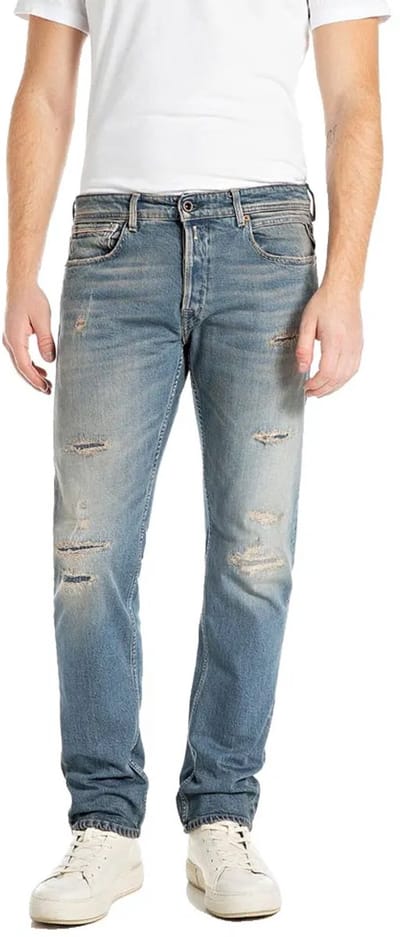 Replay Ma972r.000.727952r Spijkerbroek Blauw 30 / 32 Man