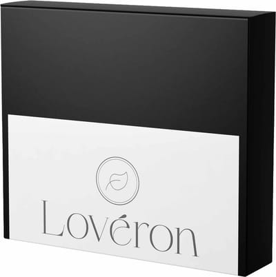 Lovéron kussensloop - Katoen - 2 stuks - 60x70 cm - Zwart