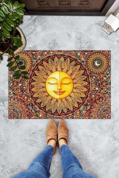 Asir - PVC Deurmat - Veelkleurig - 40 x 60 cm