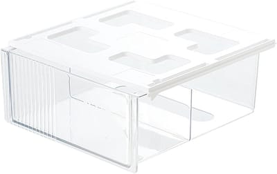 Lade voor bureau - Onderbouw lade - Bureau organiseren - Stofdicht en zonder boren - 205B x 99H cm - Transparant