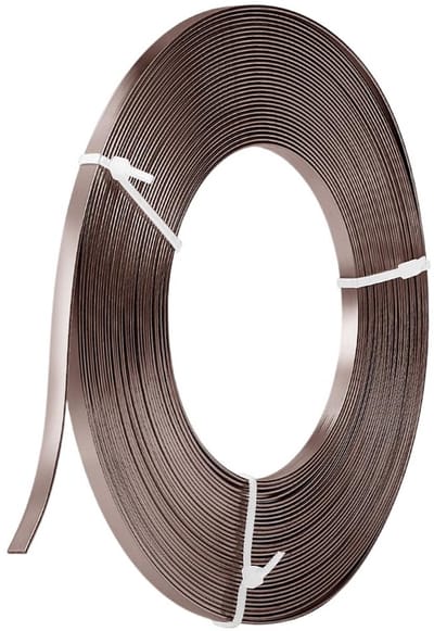 10m Plat Aluminium Draad, 5mm Buigbare Metaal Craft Draad, Flexibele Aluminium Draad voor Cabochons, Sieraden en Creatieve Projecten