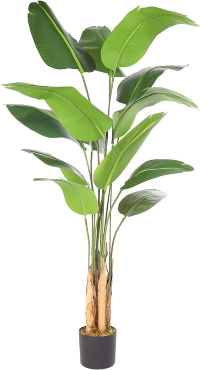 Kunst Strelitzia Java | 160cm - Namaak bananenplant - Kunstplanten voor binnen - Bananen kunstplant