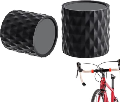 Stuurhoezen Fiets - Stuur Grip - Comfortabel Fietsen - Anti-slip Siliconen - 107 inch - Zwart Rood