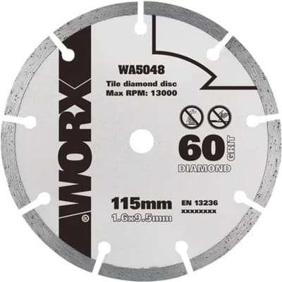 Worx Tegelzaagblad Wa5048 - 115mm - Diamant