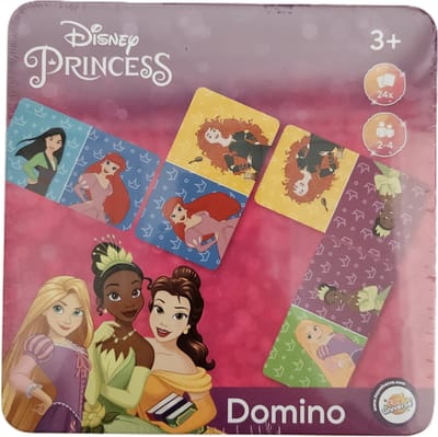 Disney Princess Domino spel in blik