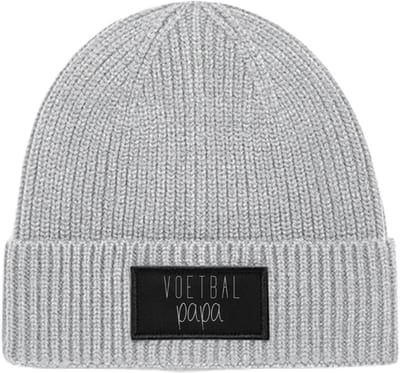 Heren muts-voor de voetbal vader-vaderdag cadeau papa-sportief cadeau voor vader-voetbal papa-Grijs