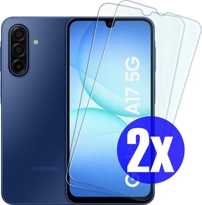 Screenprotector geschikt voor Samsung A17 - Gehard Glas - Tempered Glass Armor Screen Cover - 2 Stuks