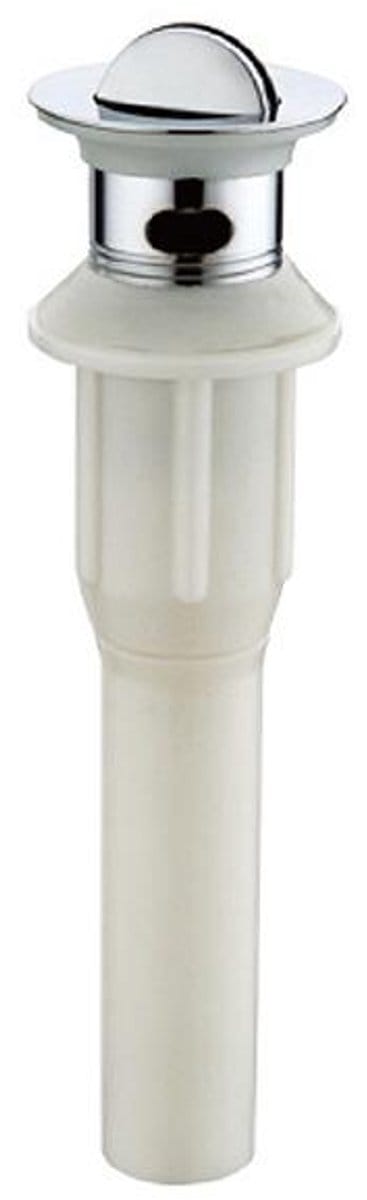 Hudor Clic-Clac Afvoer - Wit - 100% Messing - Afvoerplug Wastafel - Klik-Klak Afvoerstop - Modern Design - Elegant Badkamer Accessoire