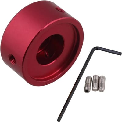 Gitaarpedaal Knop Covers - Pedaal Doppen - Gitaar Spelen - Verbeterde Speelbaarheid - 24 mm Diameter - Rood