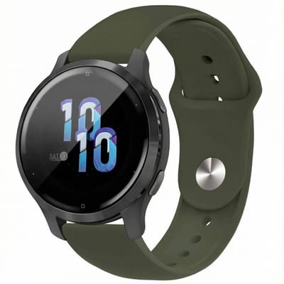 imoshion Siliconen Sport bandje - Universeel 22 mm aansluiting - Olive Green