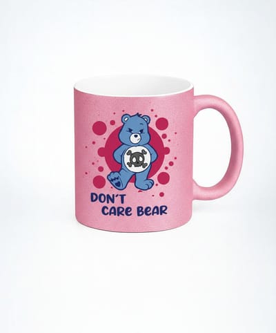 Don't Care Bear Mok - Grappige Mok met Eigenwijze Beer