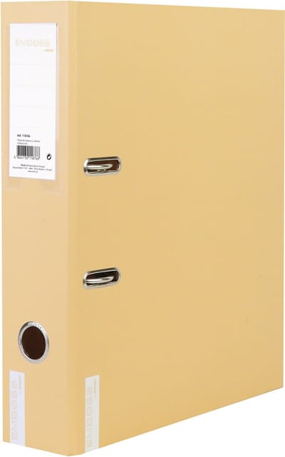 Ancor Ordner EMBOSS DRY A4 2R 8cm Mustard -AN-118742