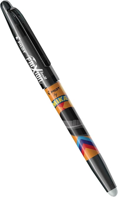 Uitwisbare Rollerball Pen Zwart - Schrijven en Gummen Zonder Vlekken