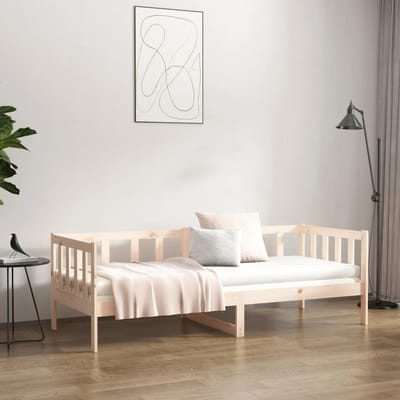 vidaXL - Slaapbank - zonder - matras - 80x200 - cm - massief - grenenhout