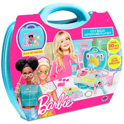 Mattel Barbie City Break Adventure Speelset - 20 Delig - Vanaf 3 Jaar