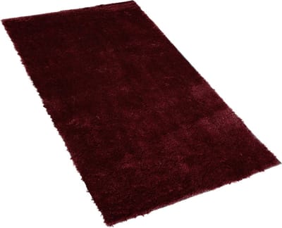 BELIANI EVREN - Shaggy vloerkleed - Rood - 80 x 150 cm - Polyester