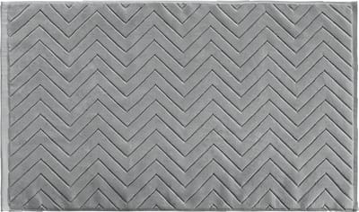 JGS ® Antislip Douchemat in Donkergrijs met Hoogwaardig Katoen voor Veiligheid en Comfort