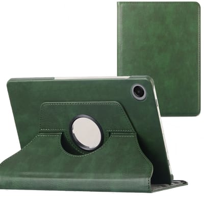 imoshion Tablet Hoes - Geschikt voor Samsung Galaxy Tab A11 / A9 8.7 inch - 360° Draaibare Bookcase - Groen