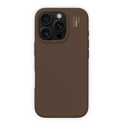 iDeal of Sweden Silicone Case geschikt voor MagSafe geschikt voor iPhone 16 Pro Max - Mocha Mousse