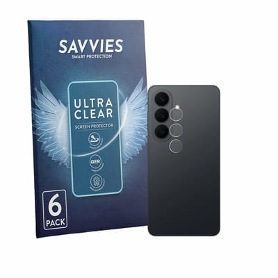 Savvies - Screenprotector voor Samsung Galaxy S26 Enterprise Edition (ALLEEN Camera Lens) - Folie Beschermfolie transparant 6 Stuks