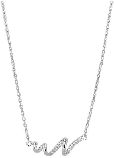 AKZENT Akzent Dames ketting met hanger "Ineke" van 925 Sterlingzilver, gerhodineerd, duurzaam