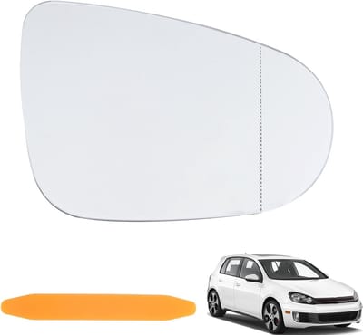 Verwarmde Zijspiegel Glas Links voor VW Golf 6 MK6 2010-2014 - Vervangend Spiegelglas, Auto Accessoires, Kwaliteitsonderdeel