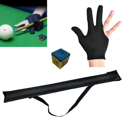 Biljartkeu hoes - Keu bescherming - Biljart spelen - Inklapbaar ontwerp - 222 cm - Zwart