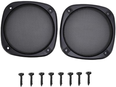 Dailygoods - 2 Stuks Luidspreker Grille Covers voor Thuisbioscoop en Auto