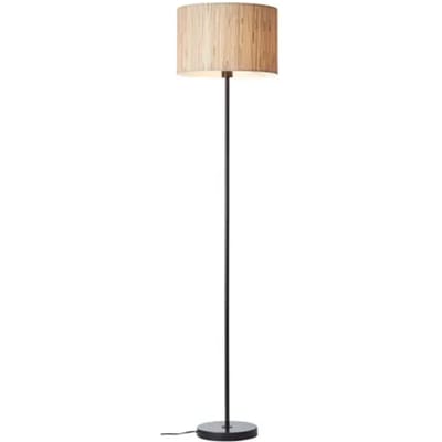 Brilliant Wimea - Vloerlamp - E27 max 1x42W - Zwart/Nature