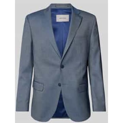 Regular fit 2-knoops colbert met wol
