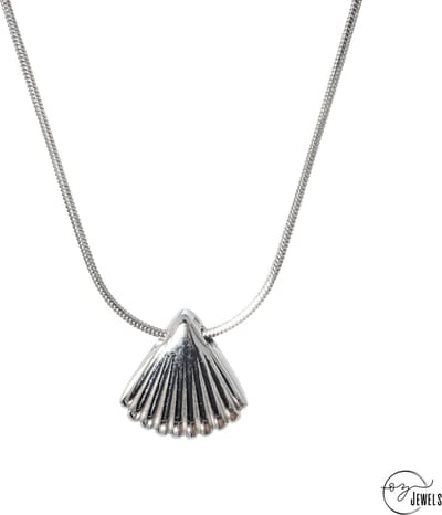 OZ Jewels – Elegante Schelp Ketting – 18K Verguld – Vrouwen – Verstelbare