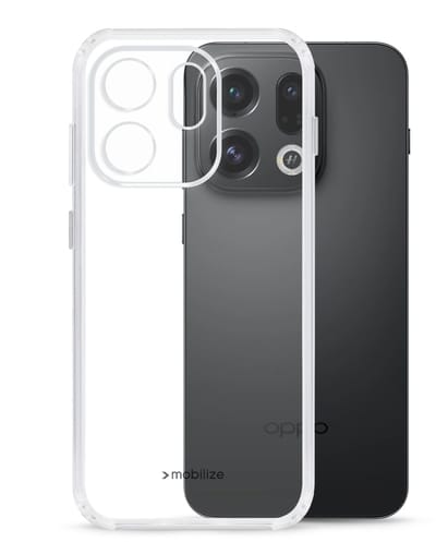 Mobilize Doorzichtig Hoesje geschikt voor OPPO Find X9 Telefoonhoesje Flexibel TPU | Mobilize Gelly Case Backcover | Doorzichtig Telefoonhoesje Find X9 | Find X9 Case | Back Cover - Transparant