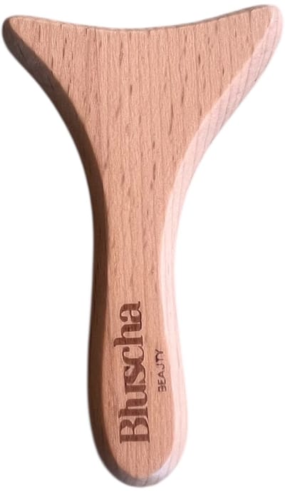 Bluscha® - Luxe Gezichtsmassagetool – Premium Houten Gua Sha Gezichts Scraper - Gezichtsmassage Apparaat – Huidverjongingsapparaat - Massagehulpmiddel – Verjonging - Massage - Facial Device