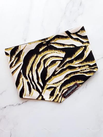 Knoopbandana | Classy Ivory maat S