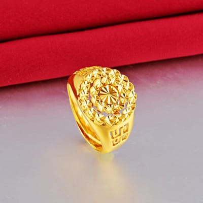 Forever Not Fade 18k Gouden Ring Sieraden Voor Vrouwen Mannen Anillos De Bizuteria Anillos Mujer Sieraden Edelsteen 18k Gouden Ringen doos yellow
