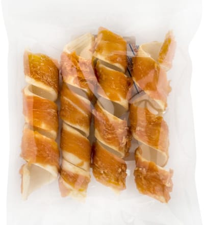 Landman Kauwstaaf Spiraal met Kip (4st) - Hondensnacks - Hondensnoepjes - Kauwsnacks - Kauwstaaf Hond