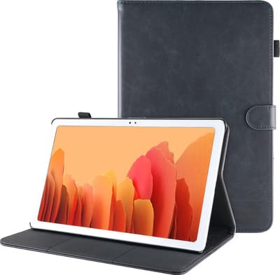 Dasaja leren hoes / case donkerblauw geschikt voor Samsung Galaxy Tab A7 10.4 (2020)