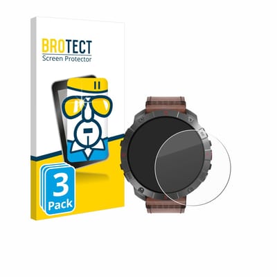 BROTECT - Glas Screenprotector voor Polar Grit X2 Pro Titan - Gehard Beschermglas 9H 3 Stuks