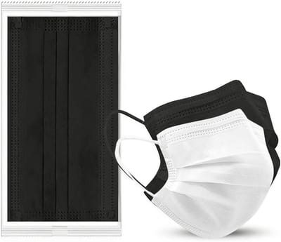 Wegwerp Mondkapjes - Stofmaskers - Bescherming - 3-Laags - 50 Stuks - Wit