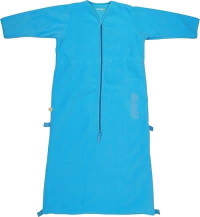 Swoop - slaapzak winter - 80/100 cm - met mouwen - aqua